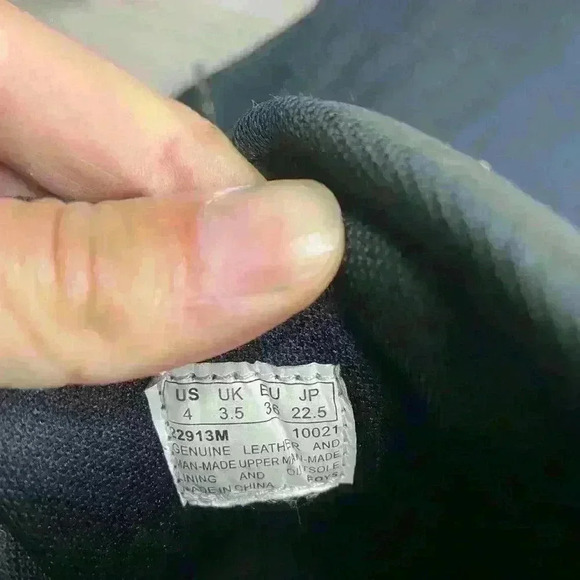 Boys Timberland Hiking Boots Waterproof Sz 4 Nice condition brown and black - Picture 5 of 5